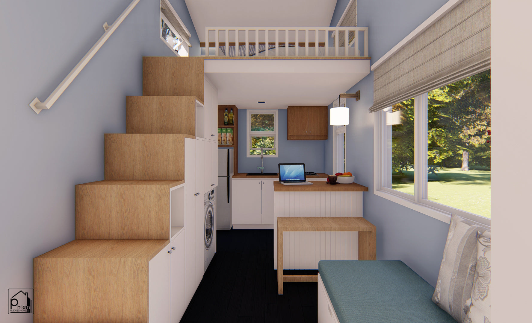 Lavender Basic Kit | 20sqm Tiny House Design, Floor Plan (Digital Download)