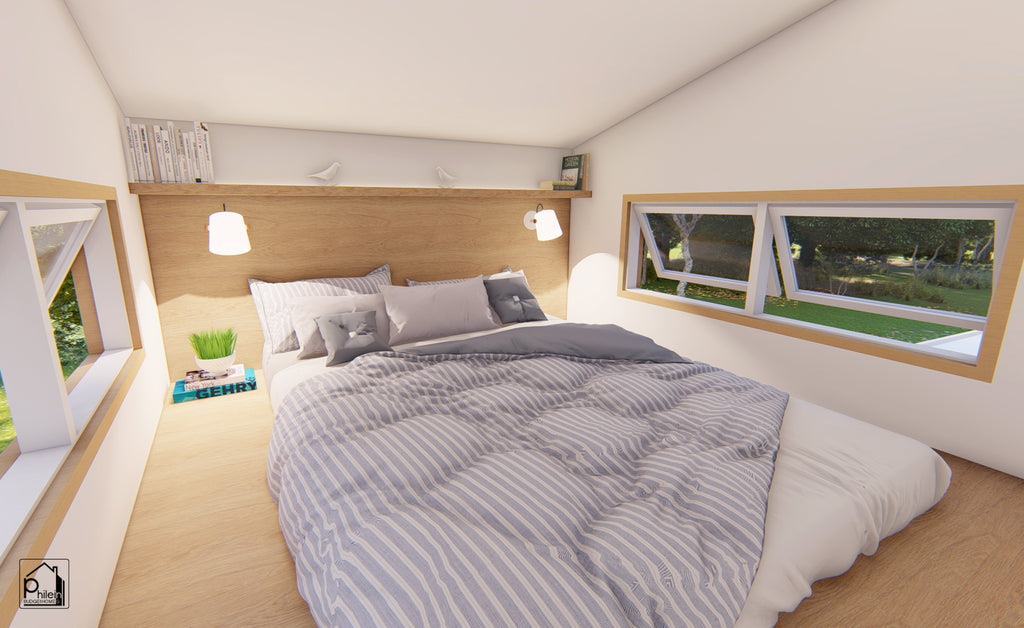 Veronica Layout Kit | 23 sqm Compact Tiny House Design Floor Plan & Elevations (Digital Download)