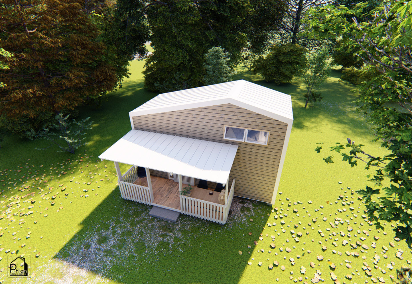 Veronica Basic Kit | 23 sqm Compact Tiny House Design Floor Plan (Digital Download)