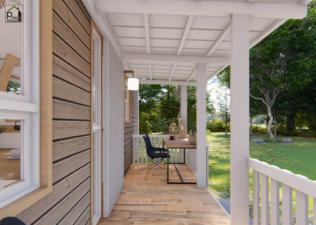 Veronica Layout Kit | 23 sqm Compact Tiny House Design Floor Plan & Elevations (Digital Download)