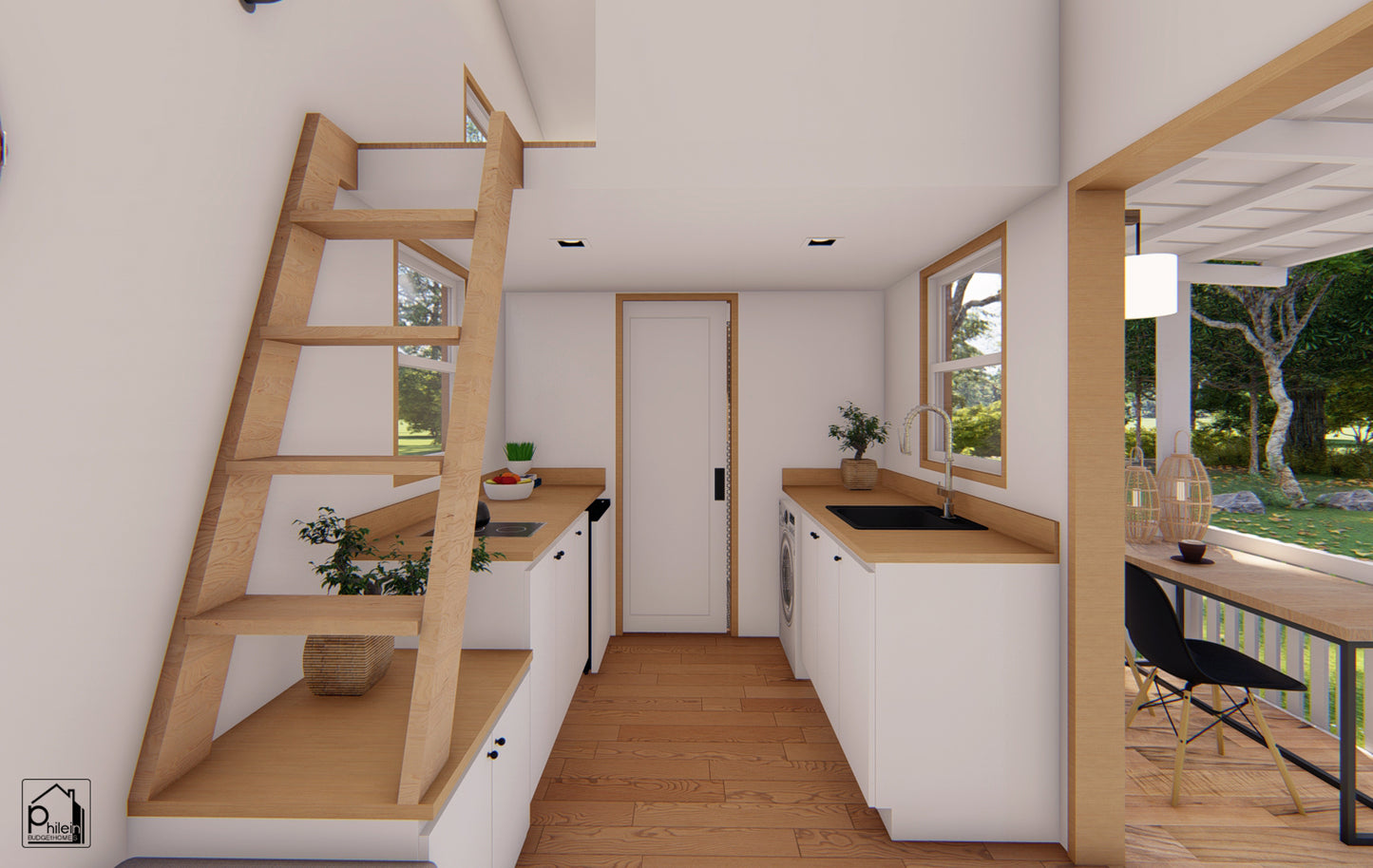 Veronica Basic Kit | 23 sqm Compact Tiny House Design Floor Plan (Digital Download)