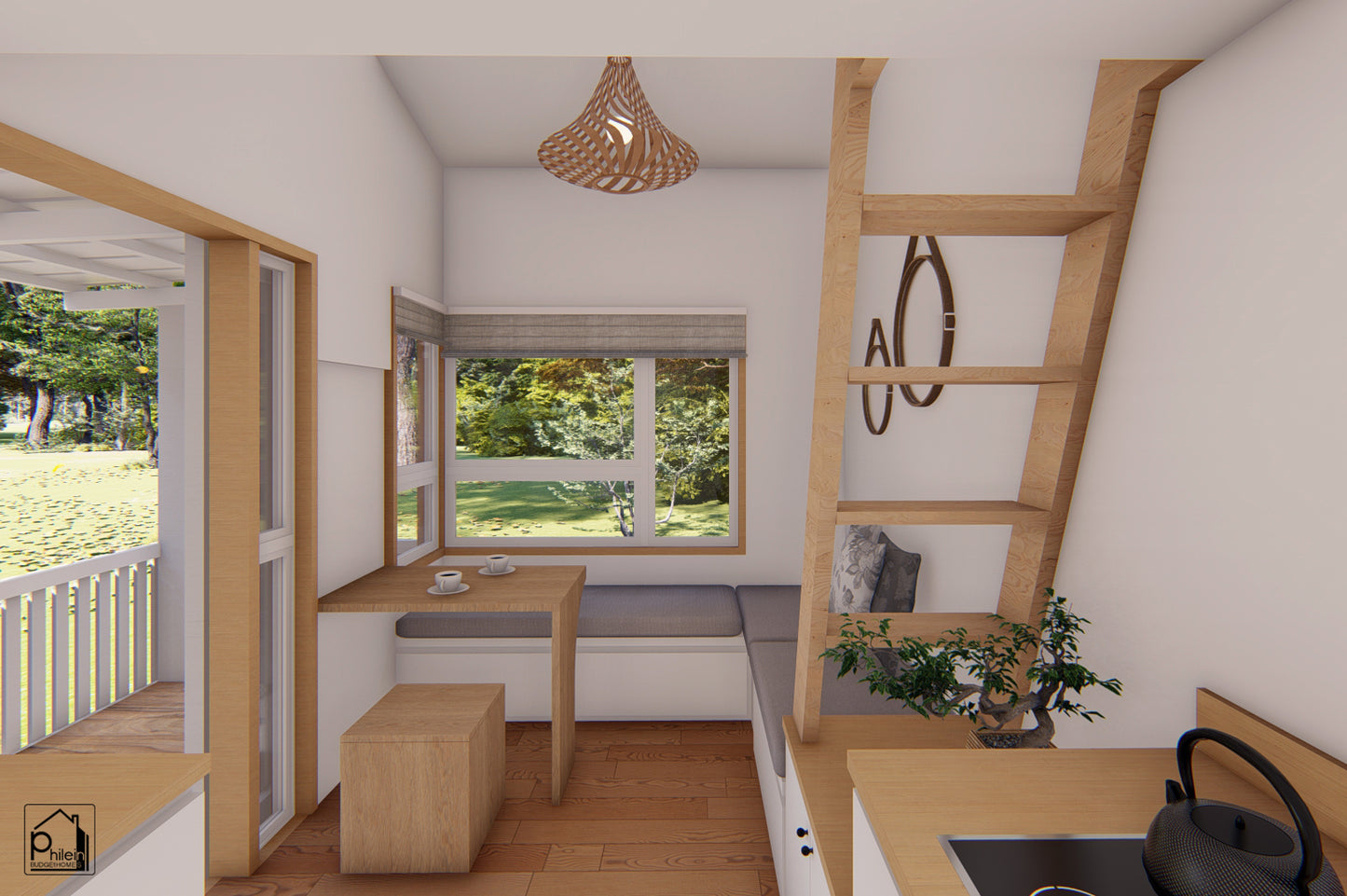 Veronica Basic Kit | 23 sqm Compact Tiny House Design Floor Plan (Digital Download)