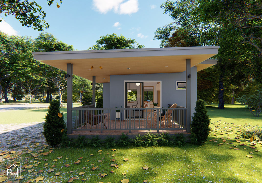 Flora Layout Kit | 6 x 6 meters Retirement House Floor Plan & Elevations ( DIGITAL DOWNLOAD)