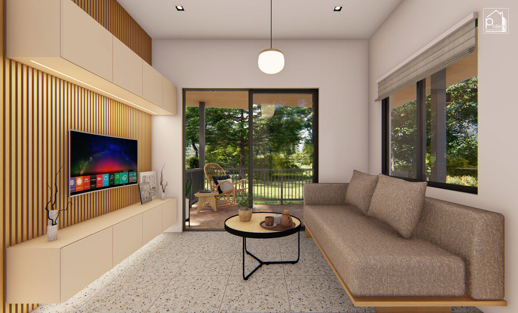 Flora Layout Kit | 6 x 6 meters Retirement House Floor Plan & Elevations ( DIGITAL DOWNLOAD)