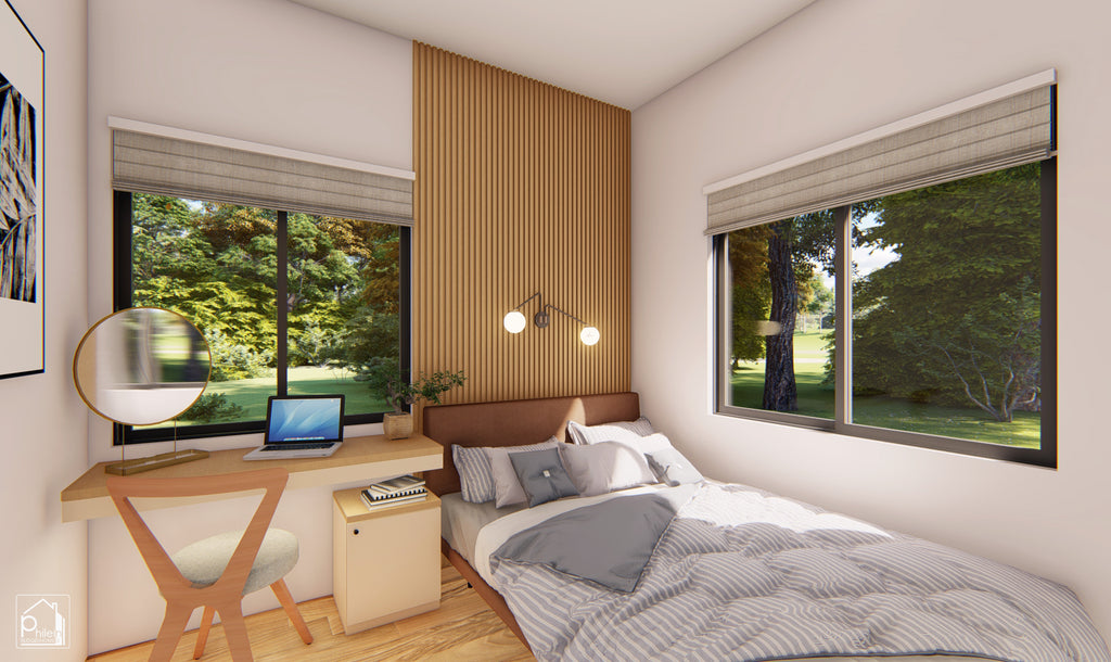 Flora Layout Kit | 6 x 6 meters Retirement House Floor Plan & Elevations ( DIGITAL DOWNLOAD)