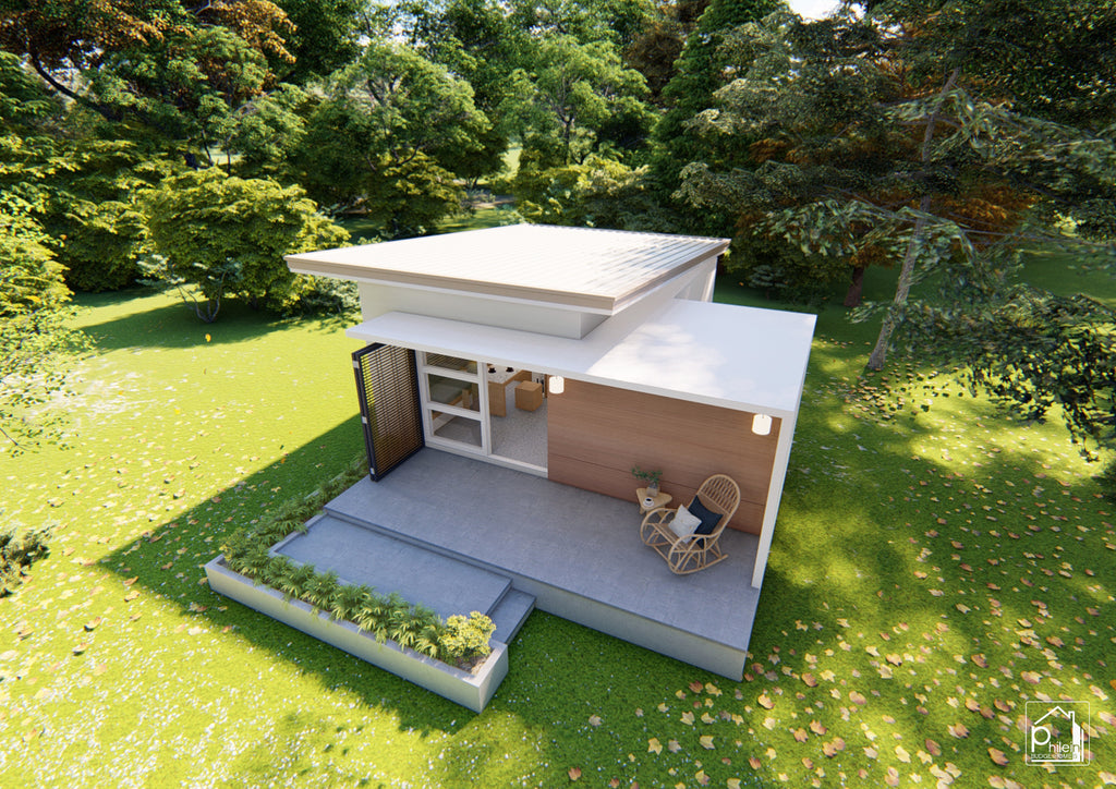 Lyra 2.0 Basic Kit | 36sqm Two Bedroom Modern Small House Floor Plan (Digital Download)