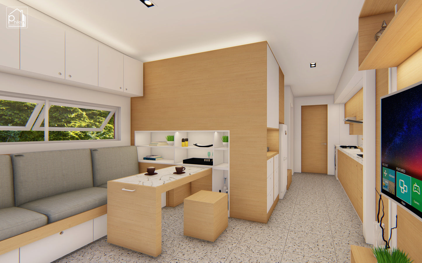 Lyra 2.0 Basic Kit | 36sqm Two Bedroom Modern Small House Floor Plan (Digital Download)