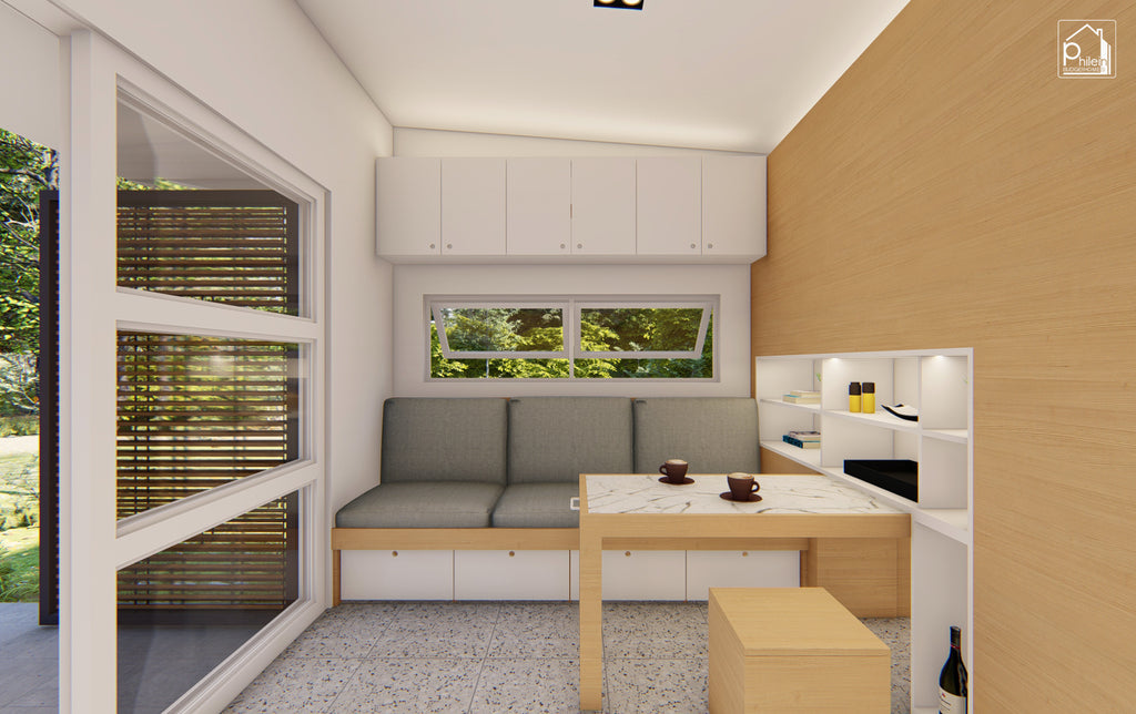 Lyra 2.0 Basic Kit | 36sqm Two Bedroom Modern Small House Floor Plan (Digital Download)