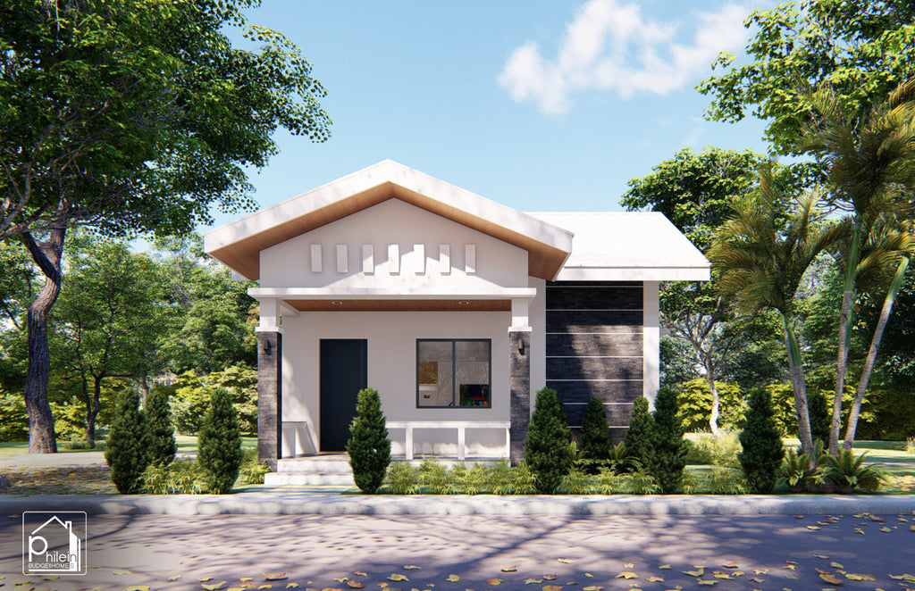 Pansy Basic Kit | 5x7 meters Small House with One Bedroom Floor Plan (Digital Download)