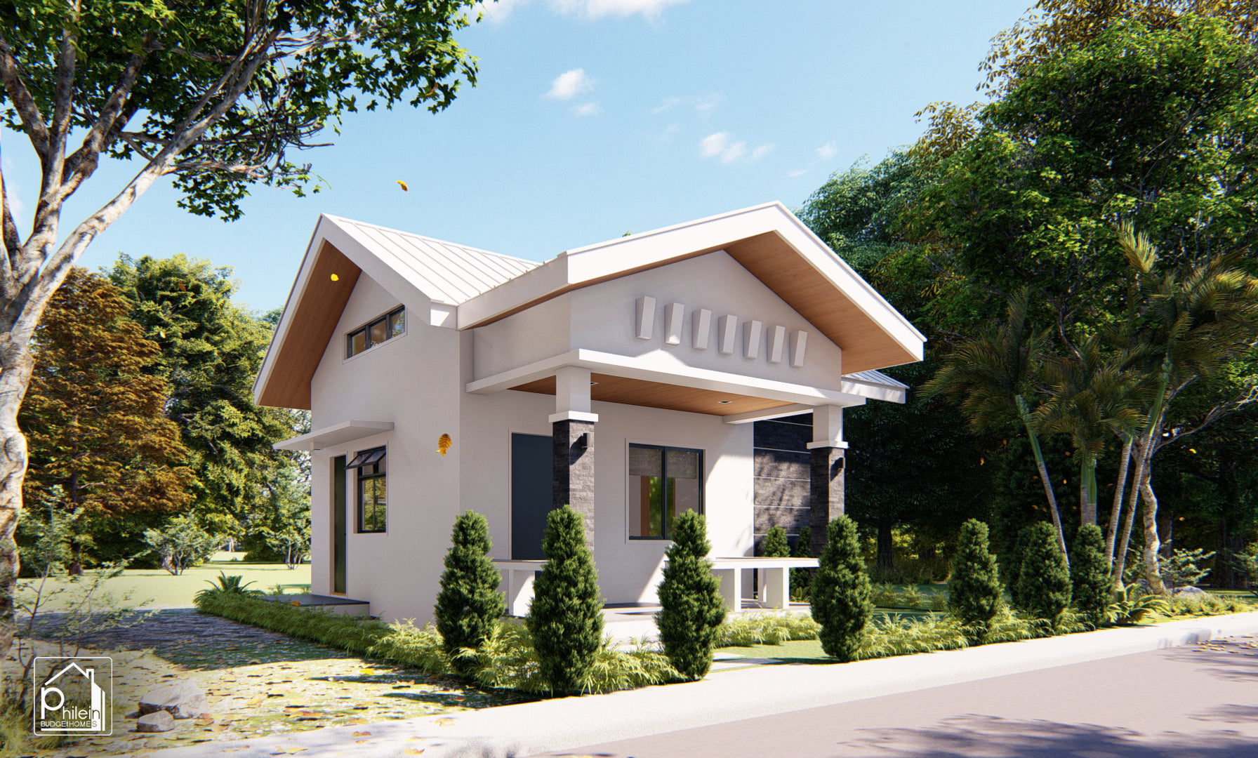 Pansy Basic Kit | 5x7 meters Small House with One Bedroom Floor Plan (Digital Download)