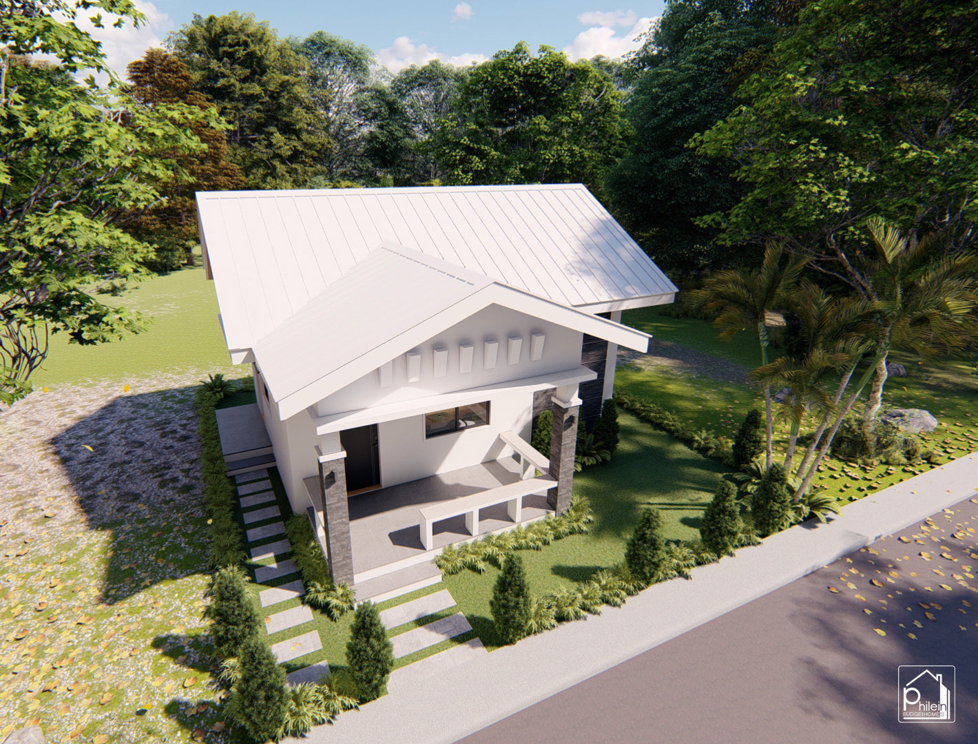 Pansy Basic Kit | 5x7 meters Small House with One Bedroom Floor Plan (Digital Download)