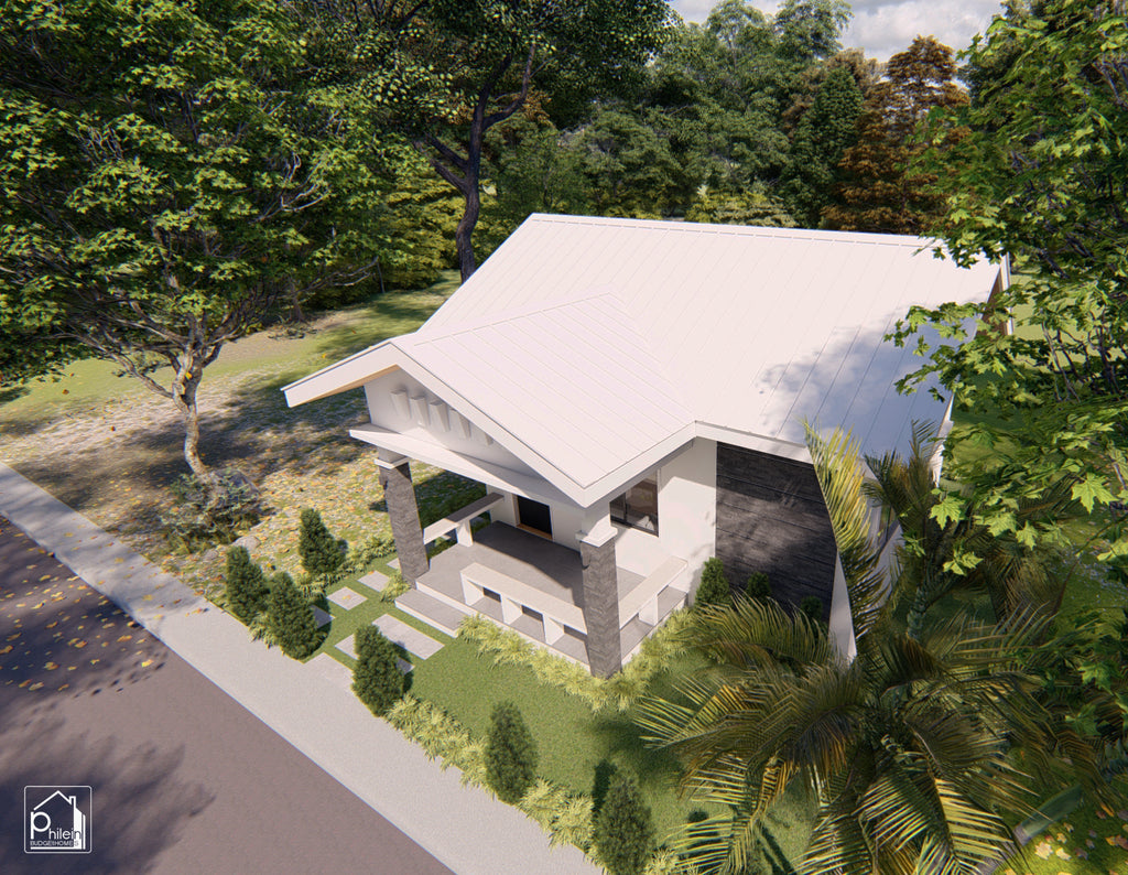 Pansy Basic Kit | 5x7 meters Small House with One Bedroom Floor Plan (Digital Download)