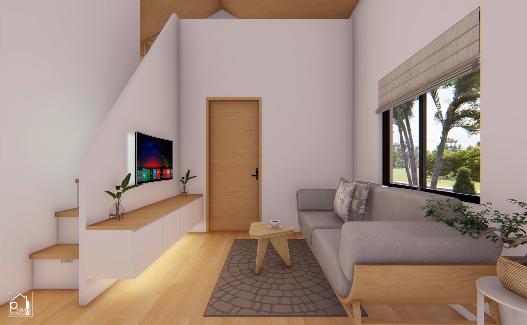 Pansy Basic Kit | 5x7 meters Small House with One Bedroom Floor Plan (Digital Download)