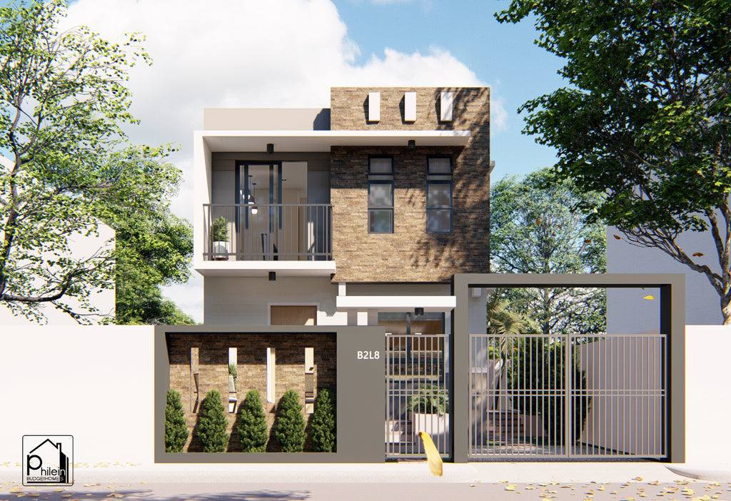 Datura Layout Kit | 5 x 6m Two Bedroom Small House Floor Plan & Elevations (DIGITAL DOWNLOAD)