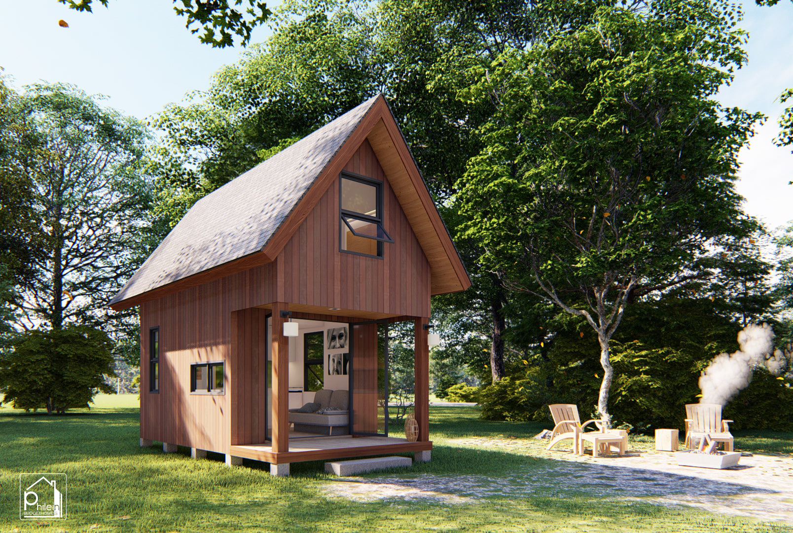 Jasper Basic Kit | 3 x 6 meters Tiny House Design with Attic, Floor Plan (Digital Download)