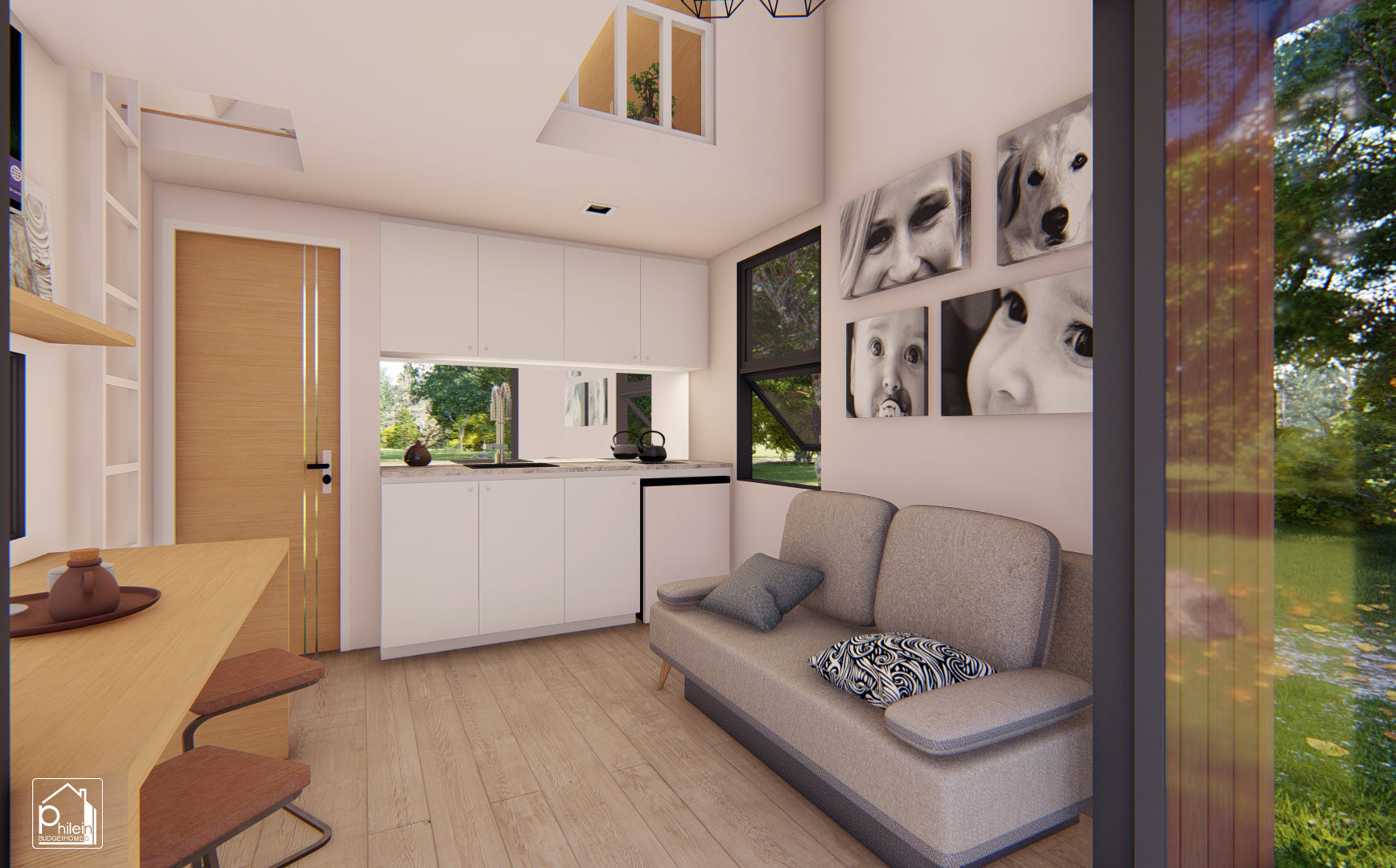 Jasper Basic Kit | 3 x 6 meters Tiny House Design with Attic, Floor Plan (Digital Download)