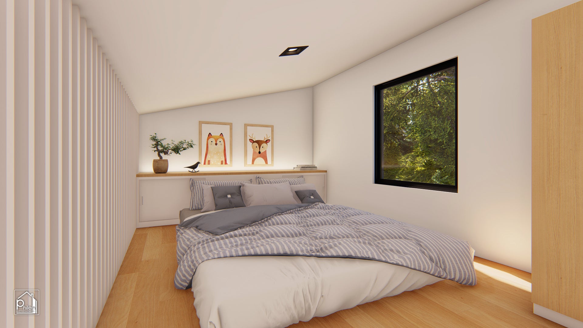 Lone 2.0 Layout Kit | 30sqm Simple Cabin in the Woods Floor Plan & Elevations (Digital Download)