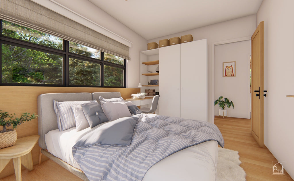 Pearl 2.0 Layout Kit | Small House Design: 3 Bedroom, 60 square meter Floor Plan & Elevations  (Digital Download)