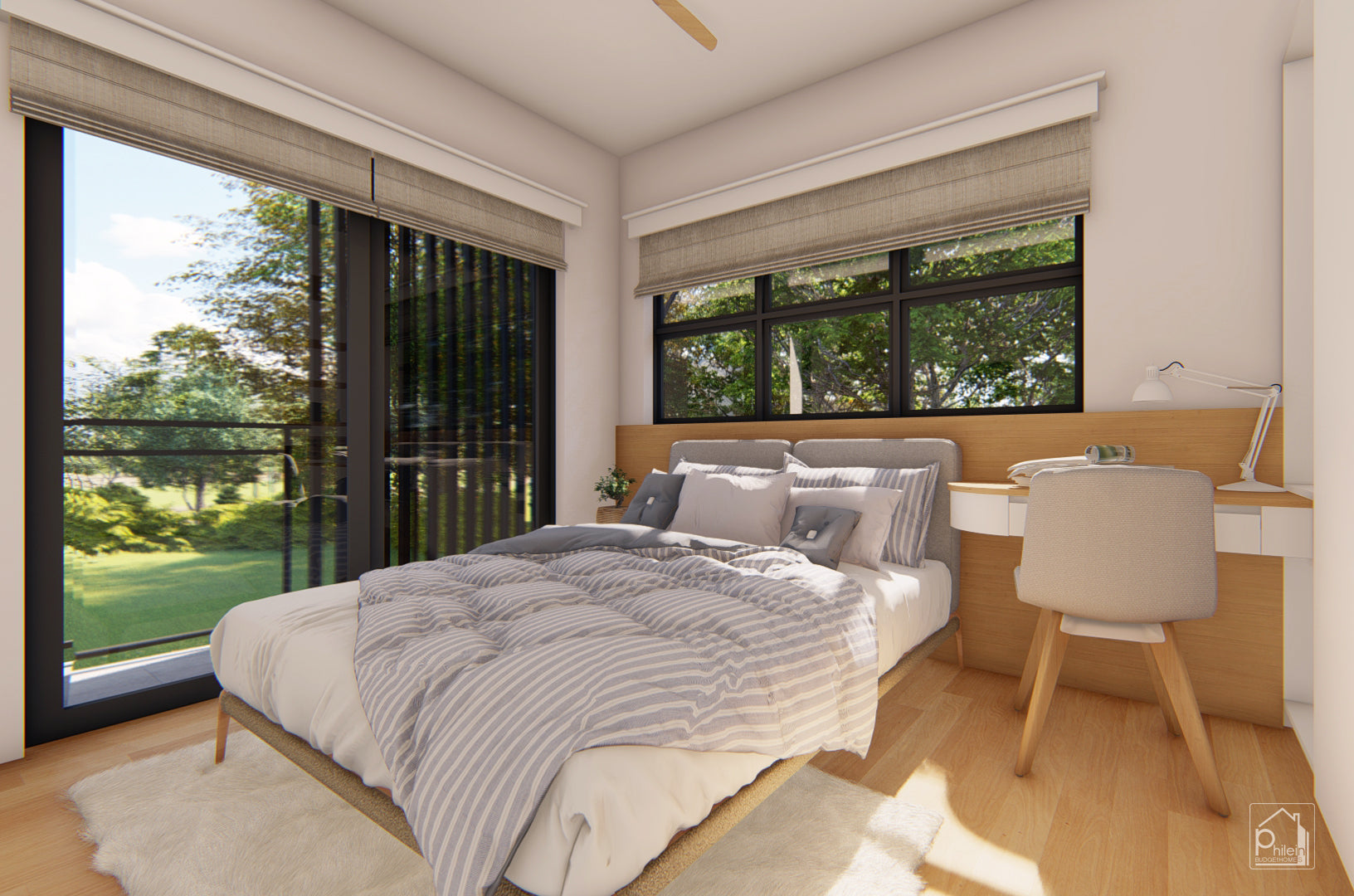 Pearl 2.0 Basic Kit | Small House Design: 3 Bedroom, 60 square meter Floor Plan (Digital Download)