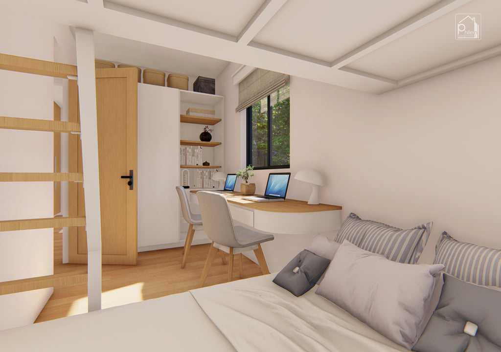 Pearl 2.0 Layout Kit | Small House Design: 3 Bedroom, 60 square meter Floor Plan & Elevations  (Digital Download)