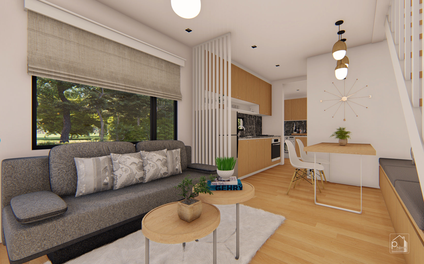 Pearl 2.0 Layout Kit | Small House Design: 3 Bedroom, 60 square meter Floor Plan & Elevations  (Digital Download)