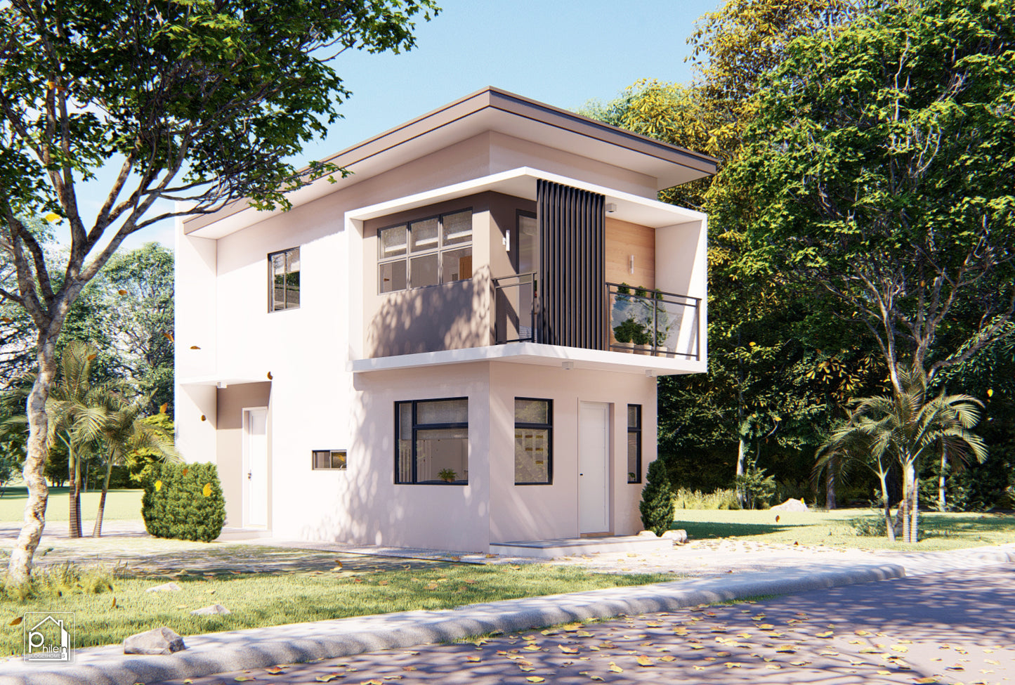 Pearl 2.0 Layout Kit | Small House Design: 3 Bedroom, 60 square meter Floor Plan & Elevations  (Digital Download)