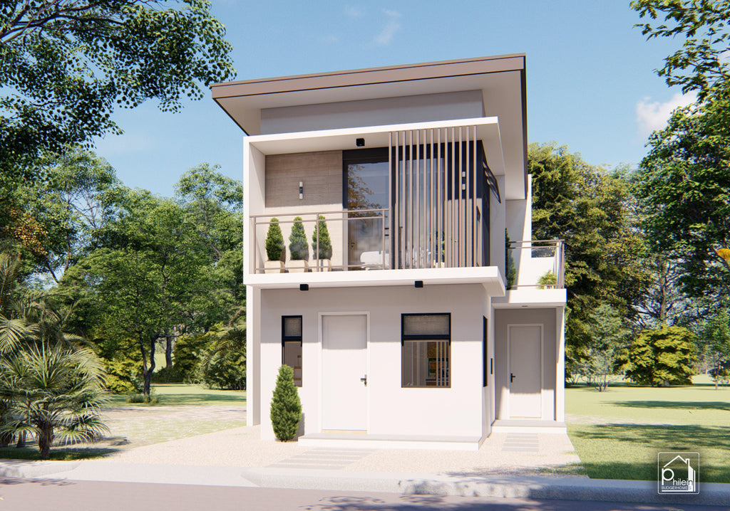 Pearl 3.0 Basic Kit | 71sqm  Modern Two-Story Small House Design Floor Plan (Digital Download)