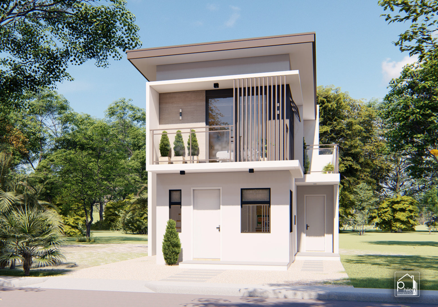 Pearl 3.0 Basic Kit | 71sqm  Modern Two-Story Small House Design Floor Plan (Digital Download)