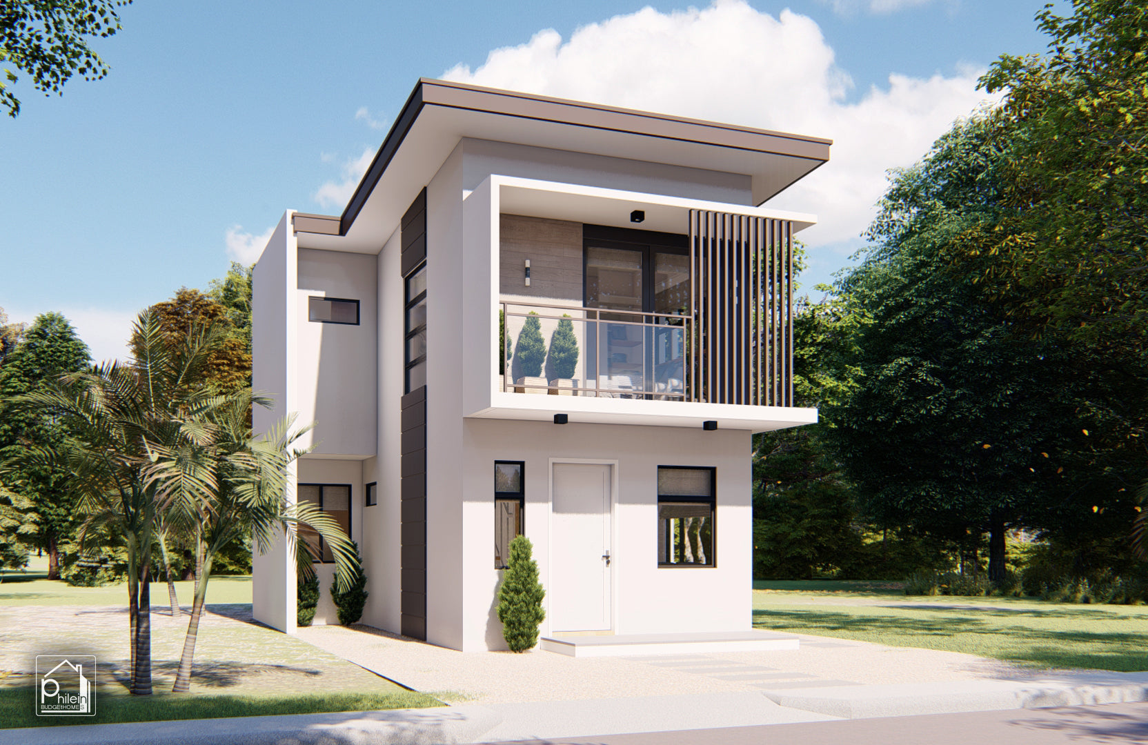 Pearl 3.0 Basic Kit | 71sqm  Modern Two-Story Small House Design Floor Plan (Digital Download)