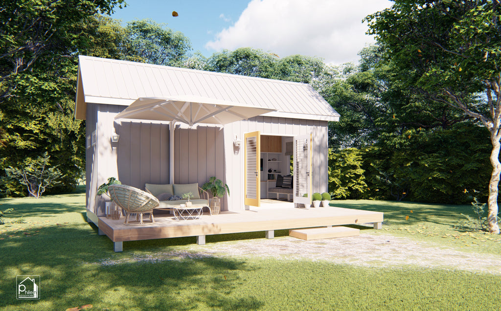 Agate Basic Kit | 29sqm Tiny House Plan 3 X 7meters (Digital Download)