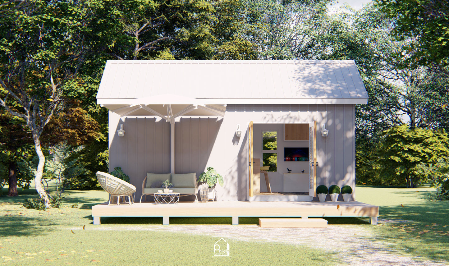 Agate Layout Kit | 29sqm Tiny House Plan 3 X 7meters (Digital Download)