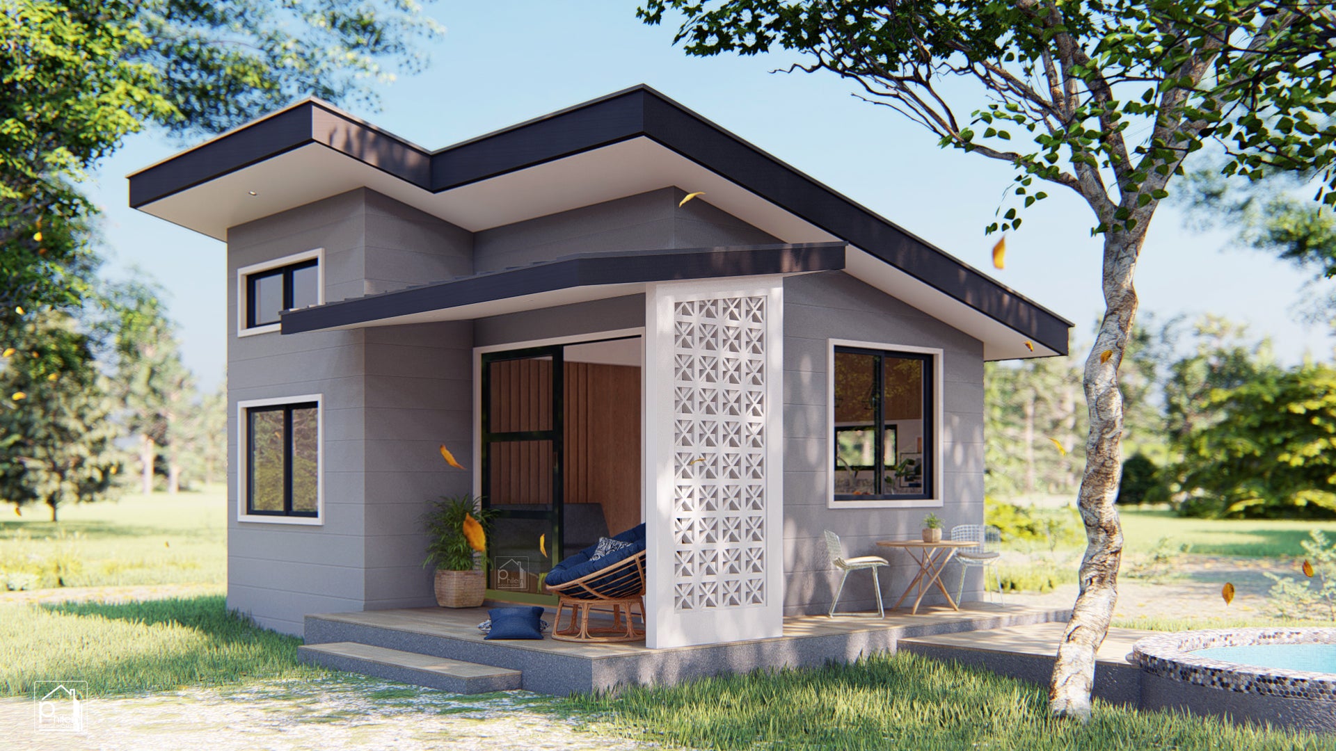 Beryl Basic Kit | 20 sqm One Bedroom Tiny House Floor Plan (Digital Do ...