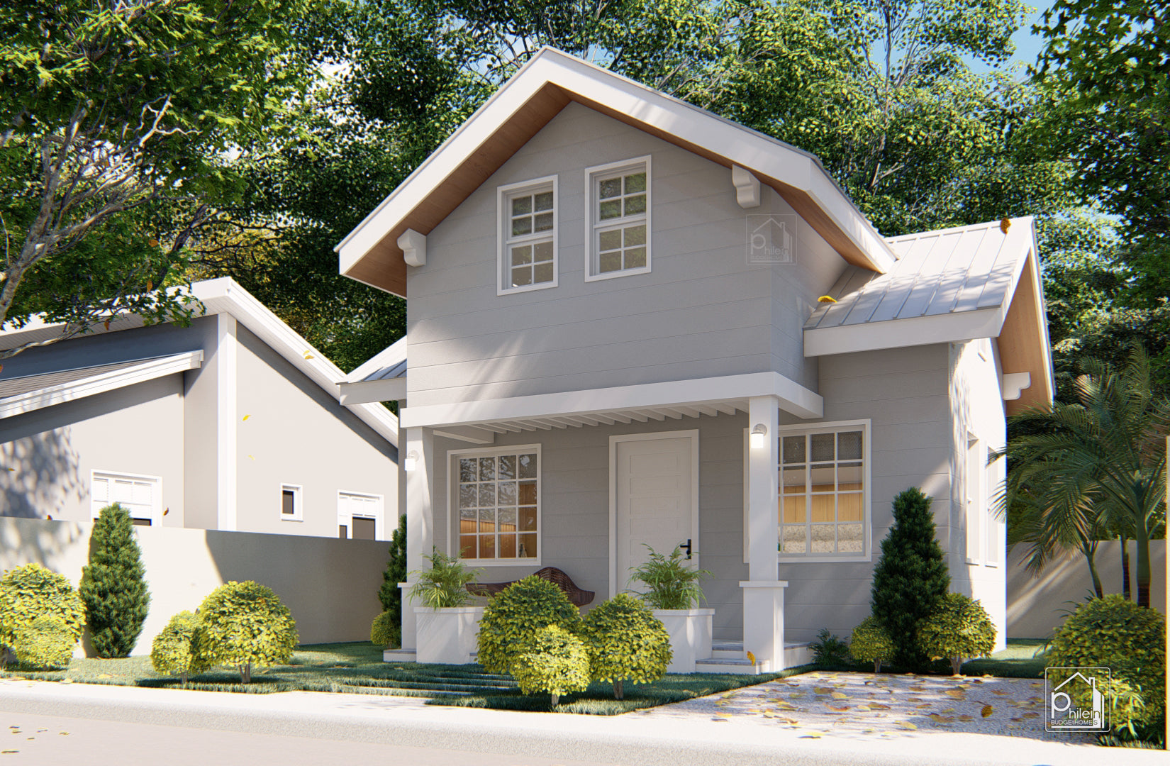 Emerald Basic Kit | 49sqm Two Bedroom House with Attic Floor Plan (DIGITAL DOWNLOAD)