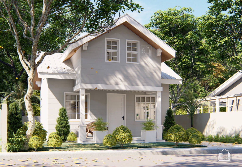 Emerald Basic Kit | 49sqm Two Bedroom House with Attic Floor Plan (DIGITAL DOWNLOAD)