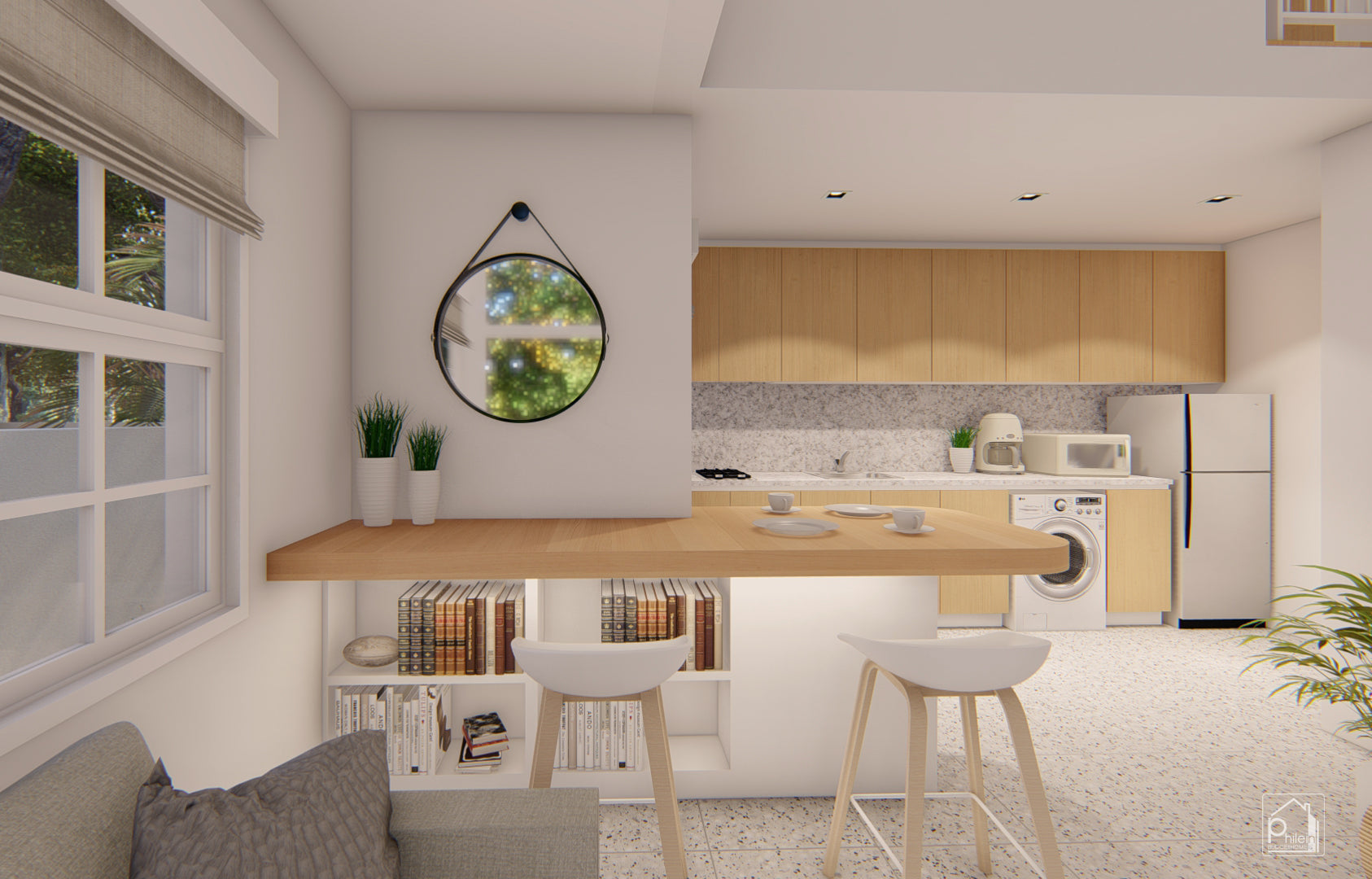 Emerald 2.0 Basic Kit | 58sqm Two Bedroom House with Attic Floor Plan (DIGITAL DOWNLOAD)