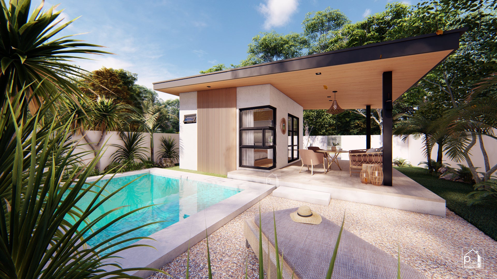 Louie Basic Kit | 20sqm Tiny Airbnb House Floor Plan (Digital Download)