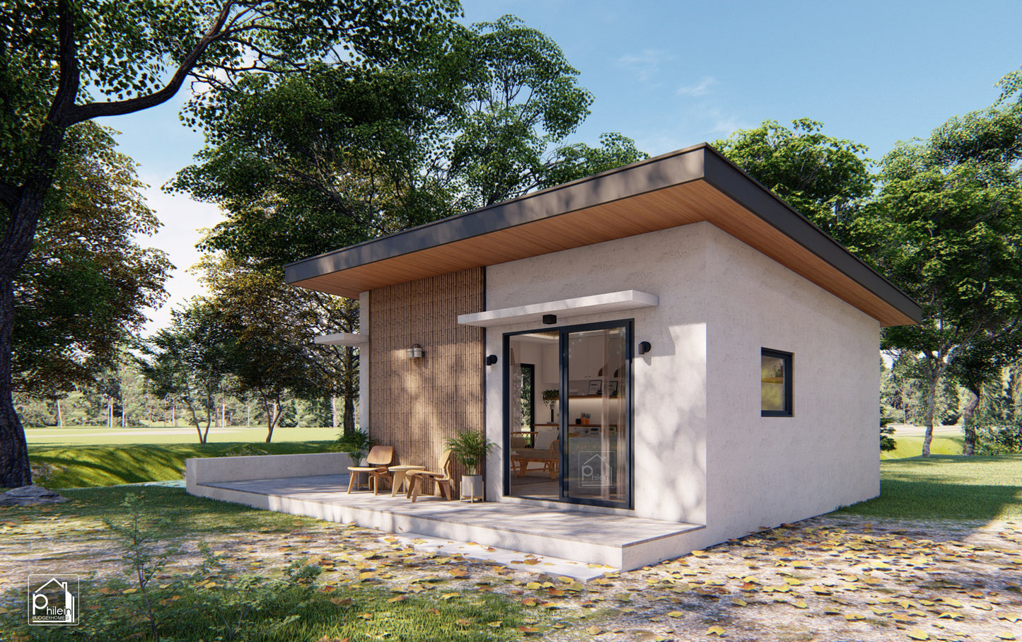 Lucy Layout Kit with CAD/DWG file | Peaceful 36sqm Retirement House Design, Floor Plan & Elevations (Digital Download)