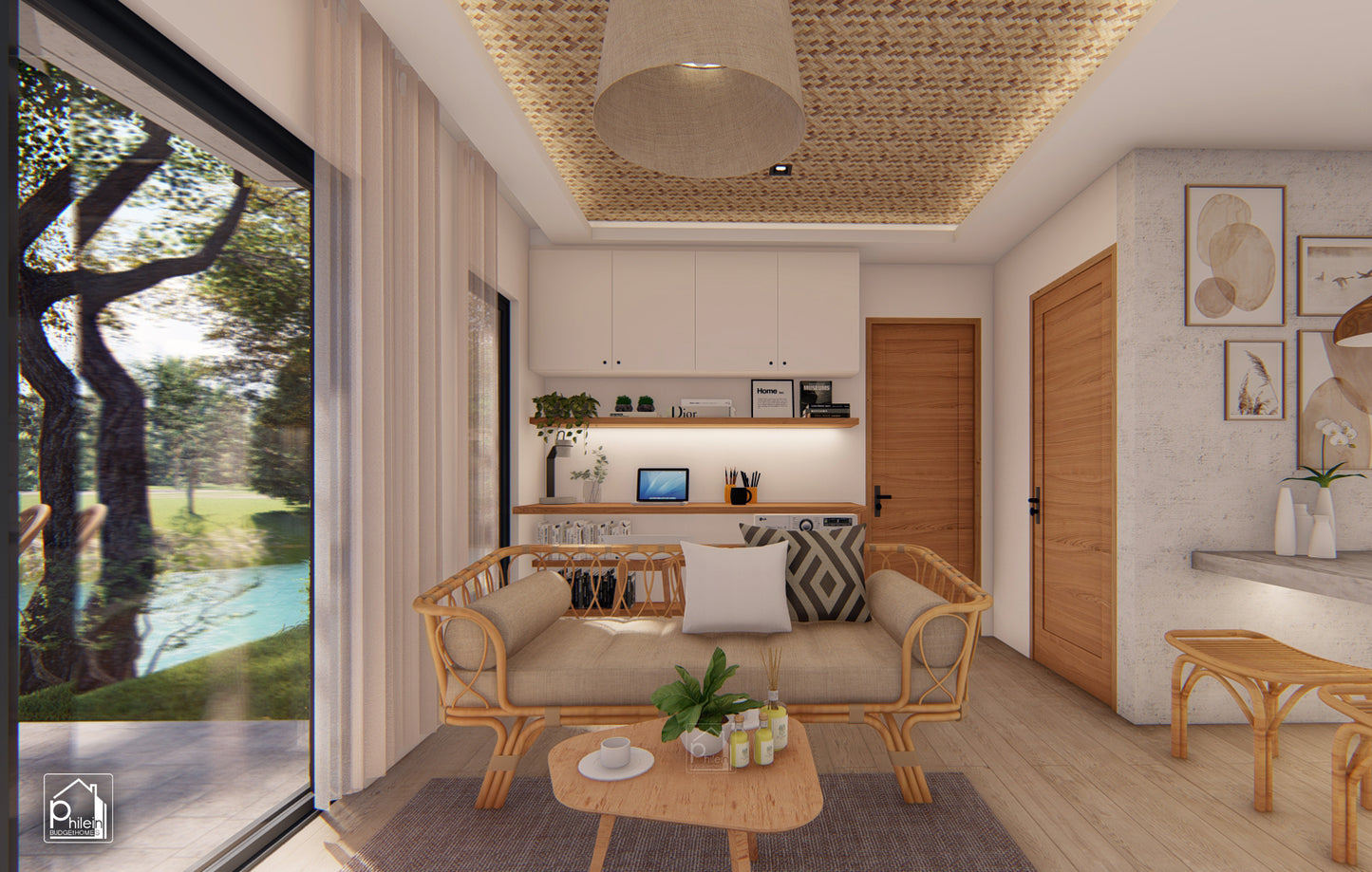 Lucy Layout Kit with CAD/DWG file | Peaceful 36sqm Retirement House Design, Floor Plan & Elevations (Digital Download)