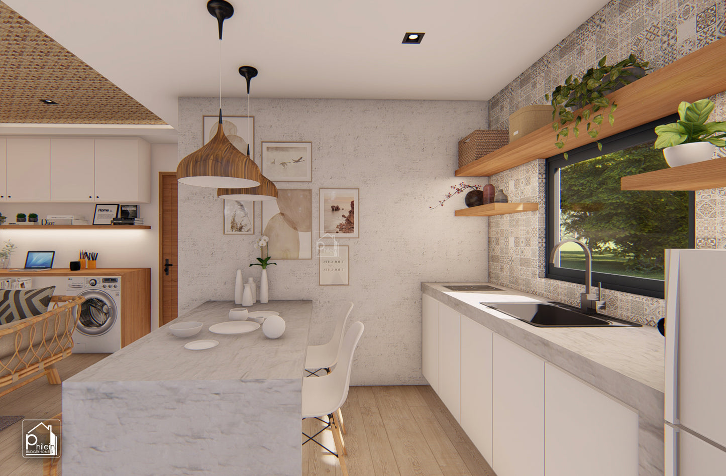 Lucy Layout Kit with CAD/DWG file | Peaceful 36sqm Retirement House Design, Floor Plan & Elevations (Digital Download)