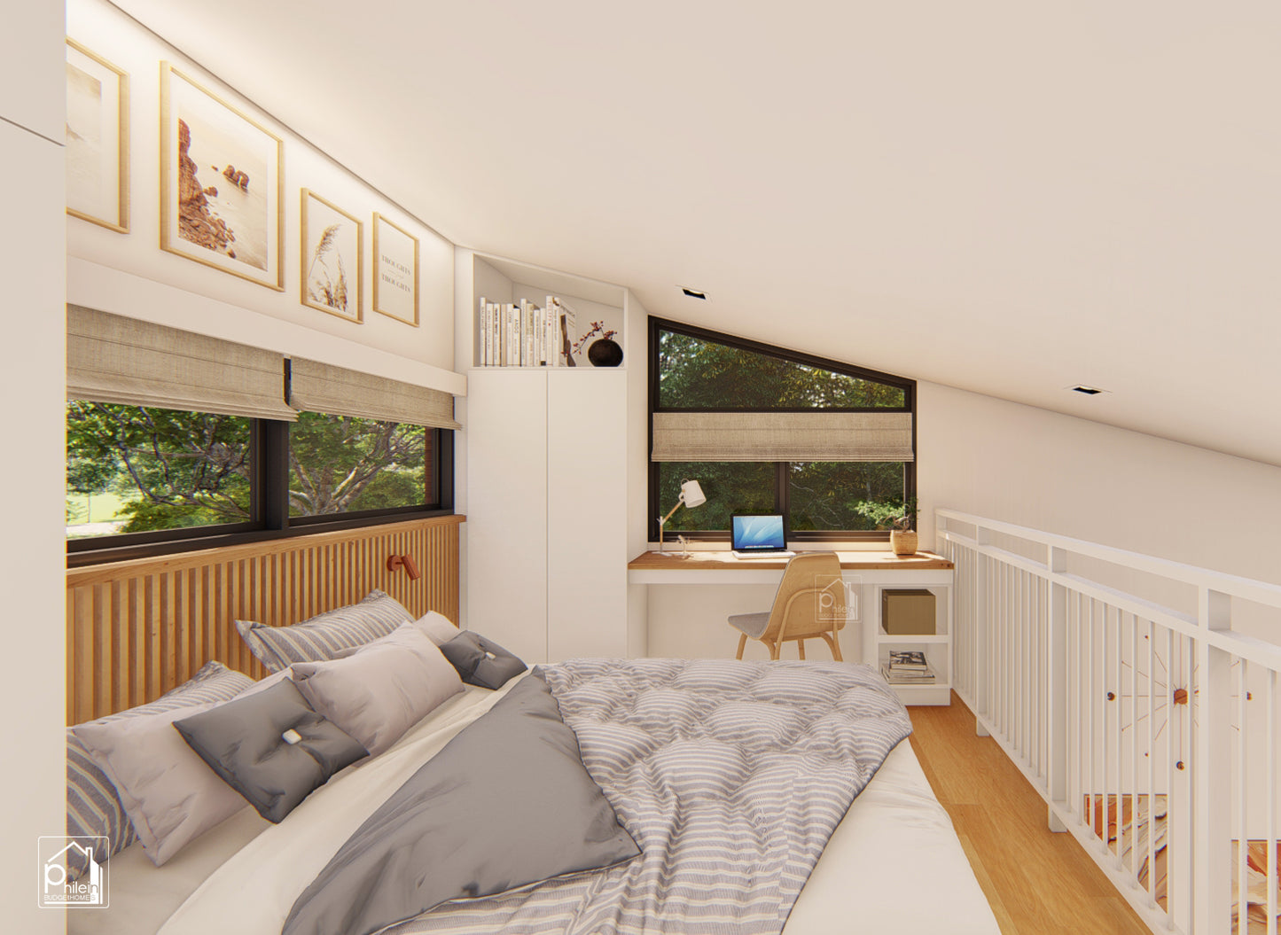 Lian Basic Kit | 35 sqm One Bedroom Simple Tiny House Floor Plan (Digital Download)