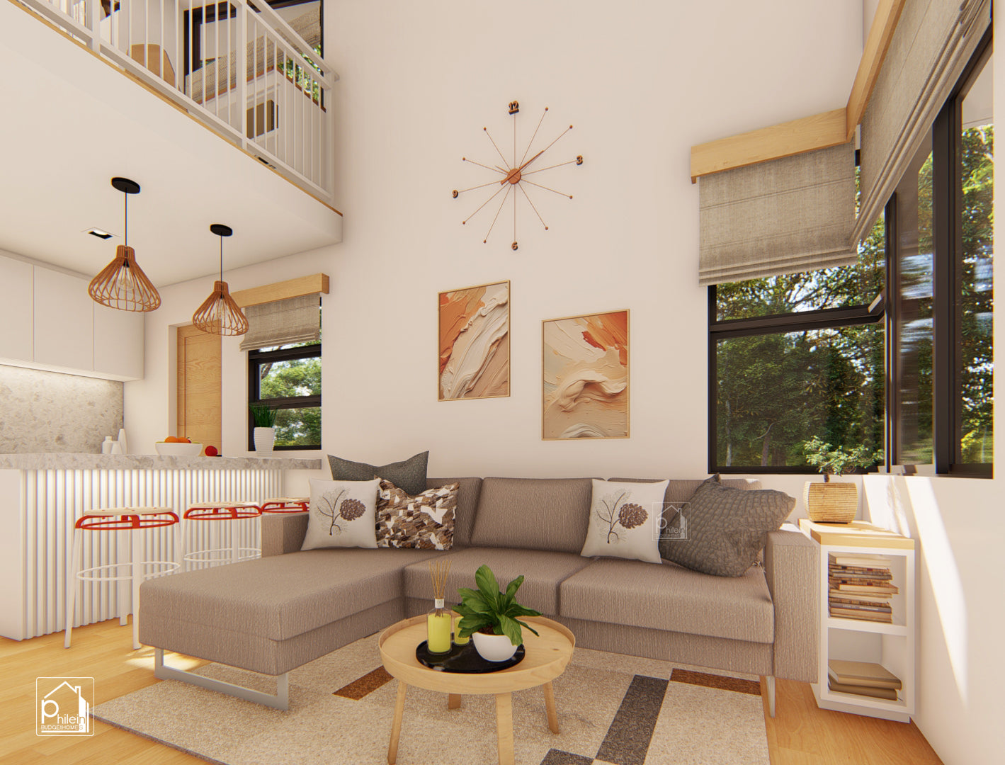 Lian Basic Kit | 35 sqm One Bedroom Simple Tiny House Floor Plan (Digital Download)