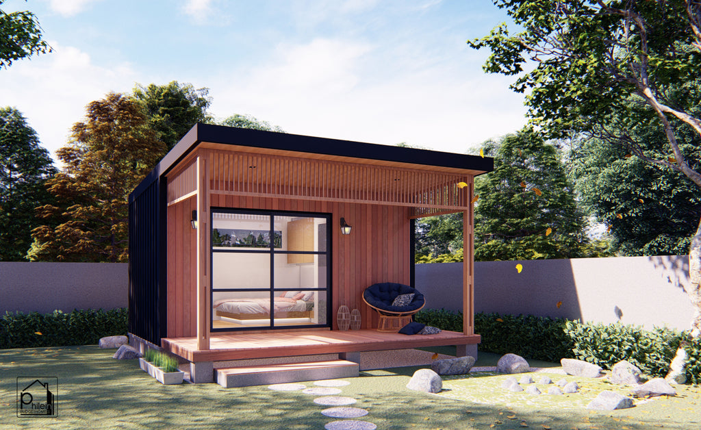 Briar Layout Kit | 3 x 5m Tiny House Design Floor Plan & Elevations (DIGITAL DOWNLOAD)