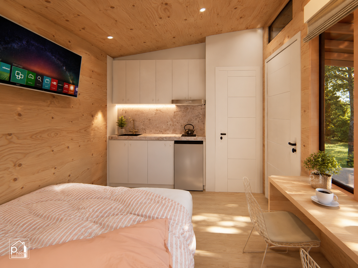 Tulip 2.0 Basic Kit | 15sqm Tiny Cabin House Design Floor Plan (Instant Download)