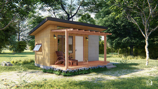Tulip 2.0 Basic Kit | 15sqm Tiny Cabin House Design Floor Plan (Instant Download)