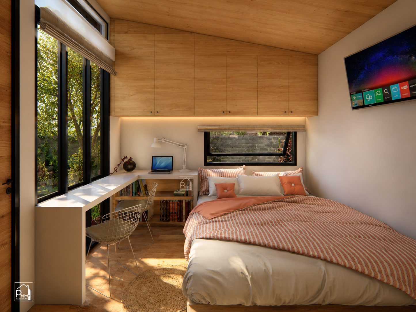 Tulip Basic Kit | 15sqm Modern Backyard Cabin Floor Plan (Digital Download)