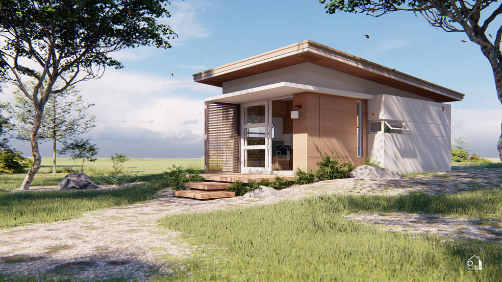 Tinyhouse Layout Kit | 28sqm Simple Yet Functional Tiny House Design Floor Plan & Elevations (Digital Download)