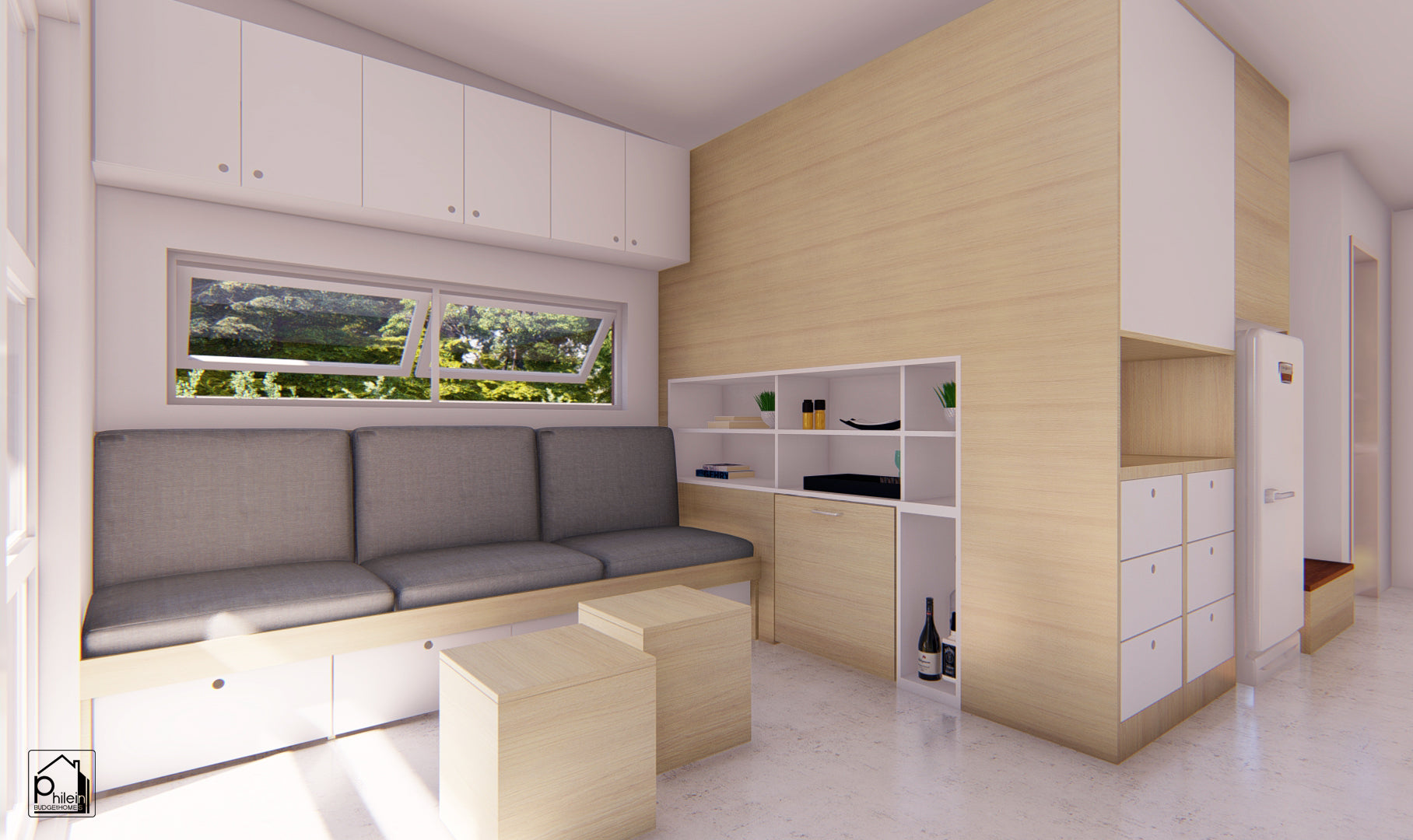 Lyra Basic Kit | 300sqft One Bedroom Modern Tiny House Floor Plan (Digital Download)