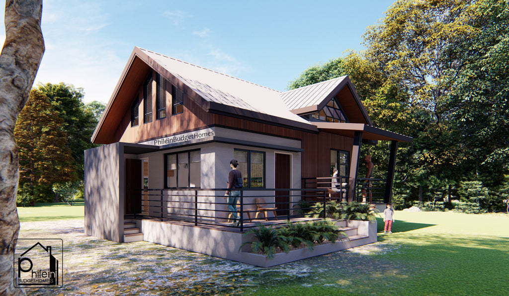 Lynx Basic Kit | 82sqm 3 Bedroom Modern Bahay Kubo with Attic Floor Plan (Digital Download)