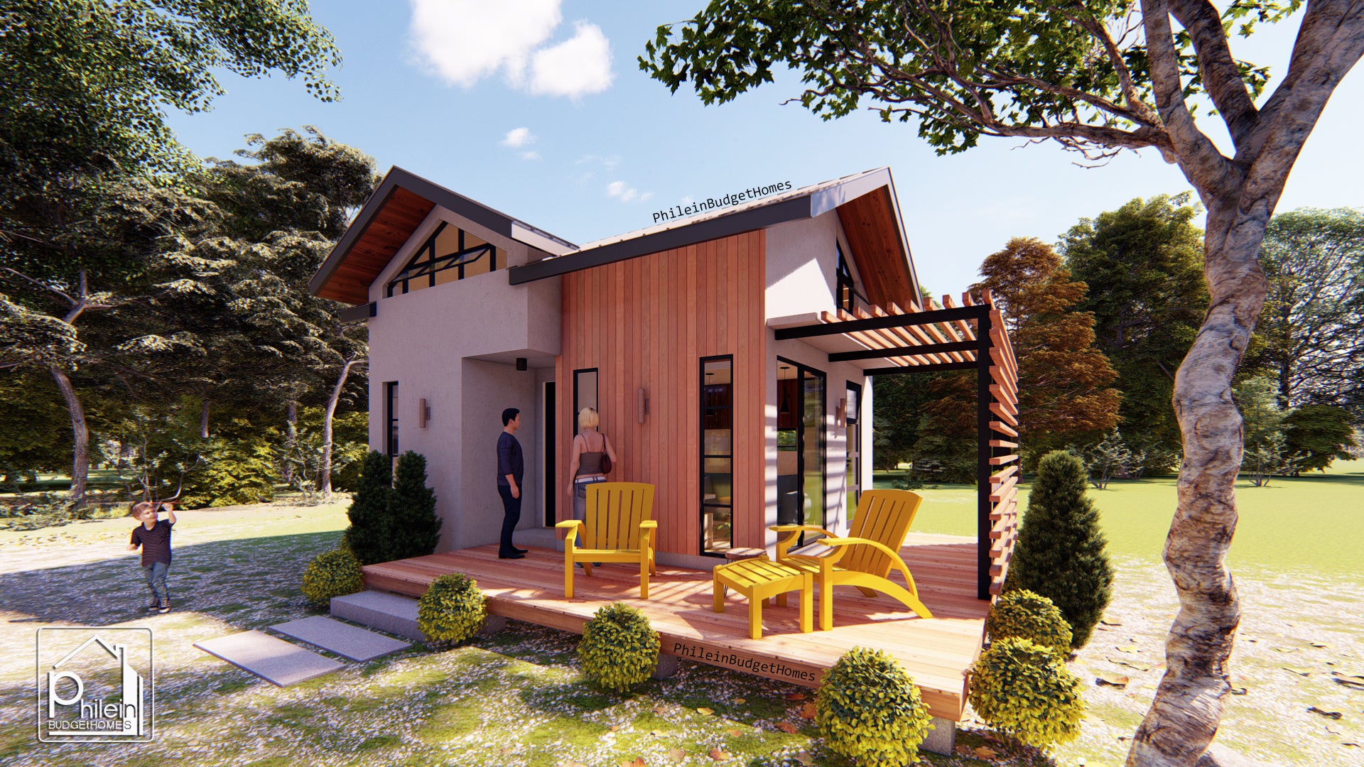 Lily Basic Kit | 46sqm Small House with Attic Floor Plan (Digital Download)