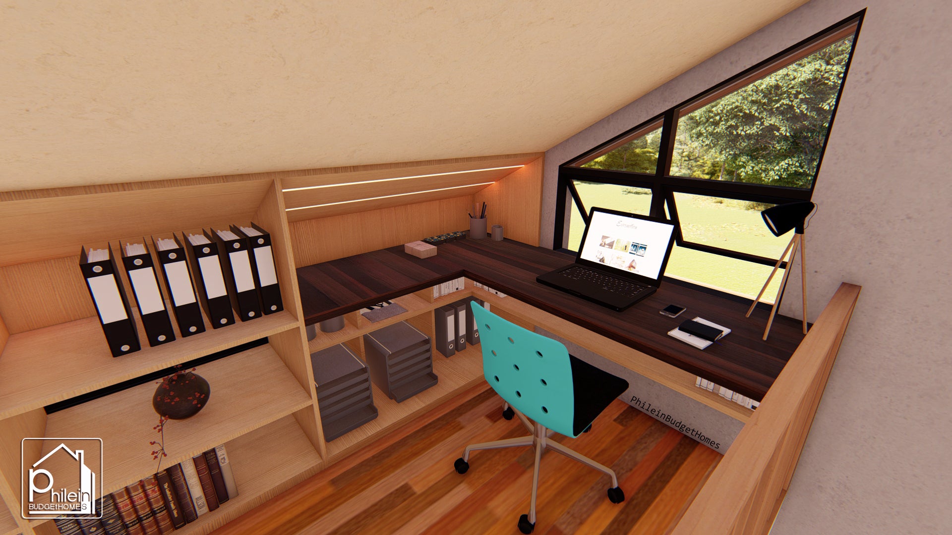 Lily Basic Kit | 46sqm Small House with Attic Floor Plan (Digital Download)